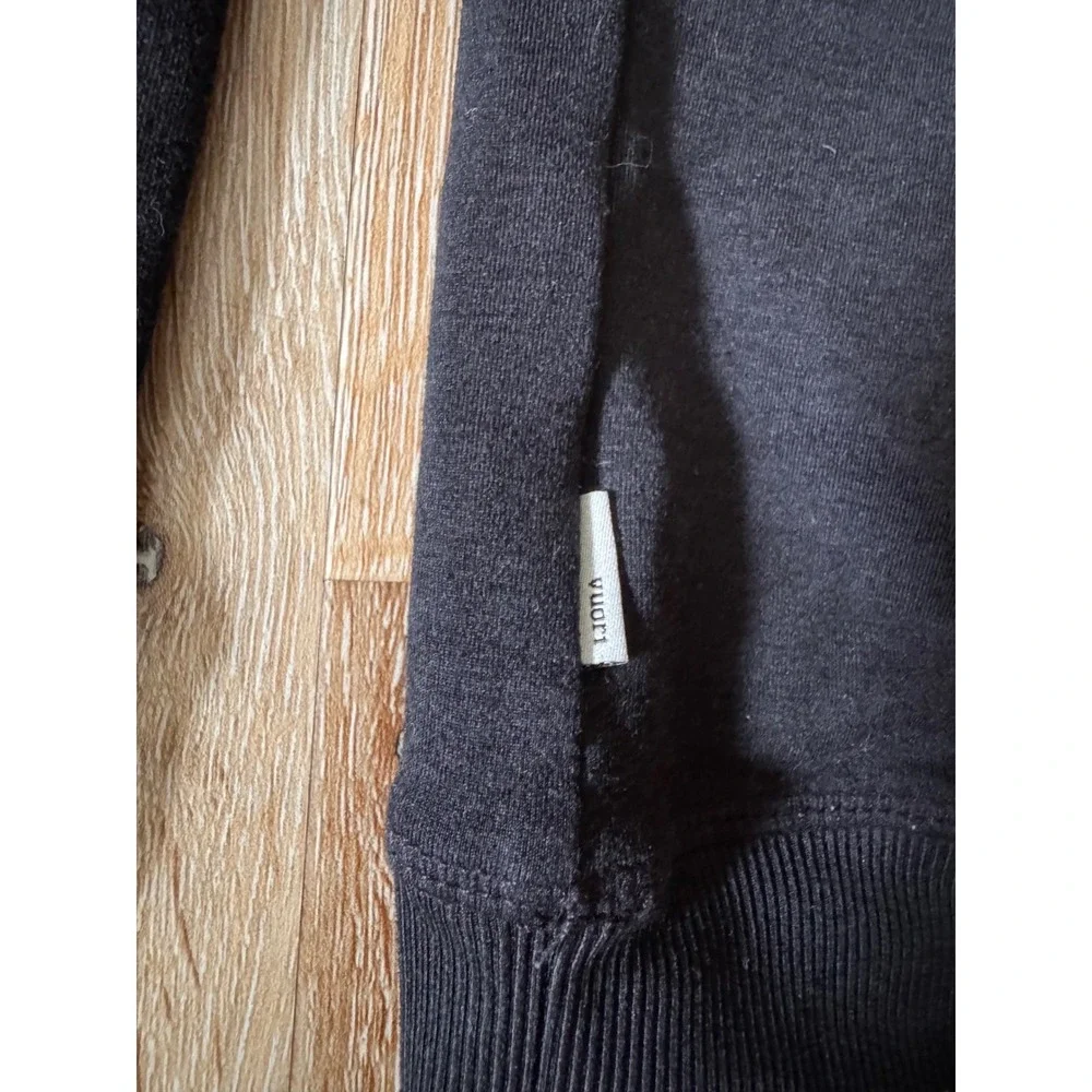 Vuori Black Heather Coronado V253 Half Zip Pullover Sweater Size L